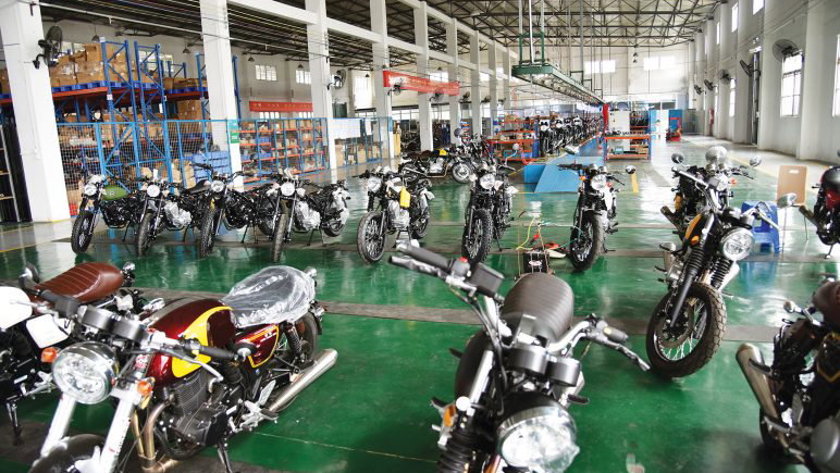 Chinese motorcycle factory